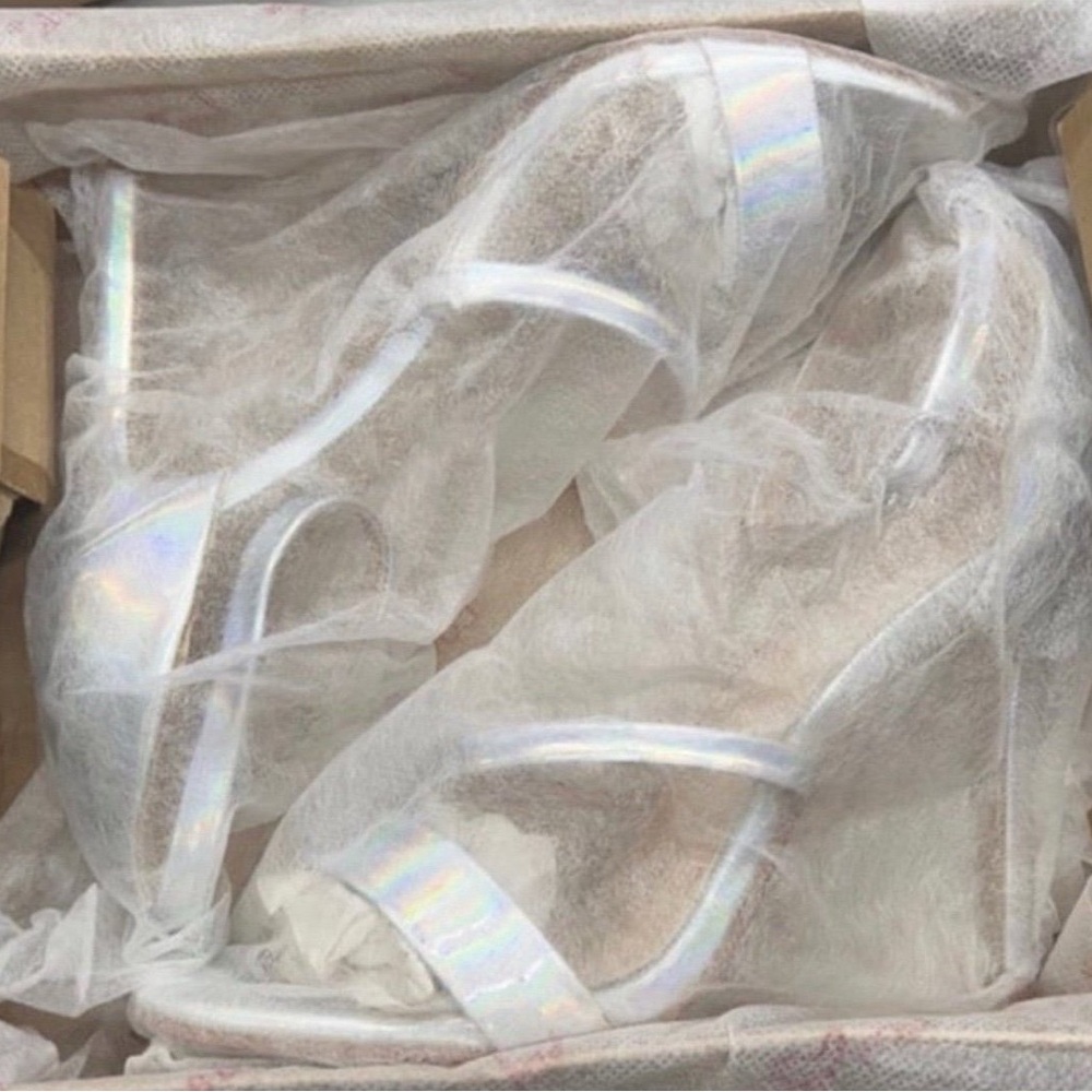 Love Women's Holographic Sandals - Picture 6 of 7